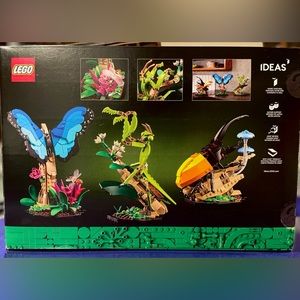 LEGO . The INSECT COLLECTION. Ideas 21342. Praying Mantis Beetle Butterfly